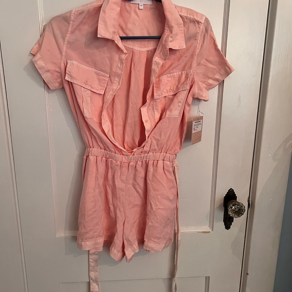 Bella Dahl Light Pink Kids Romper